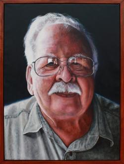 Portrait of Doc Coleman by David Marcet, Oil on Linen 2016